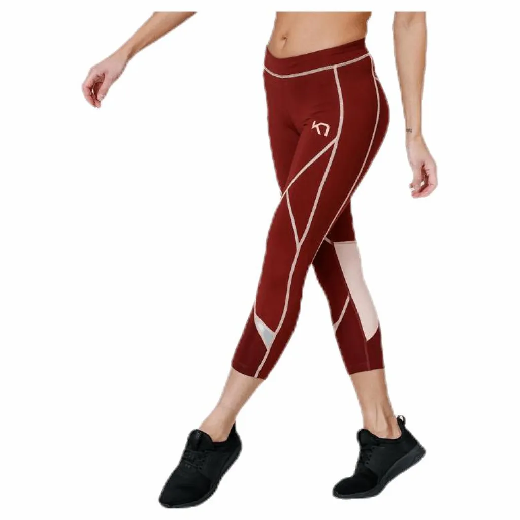 Kari Traa Louise 3/4 Tights Red* Tights|Träning