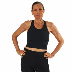 BLACC Love Crop Top Black* Yoga|Sport-Bh:Ar