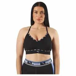 Puma Low Impact Strong Strappy Black* Sport-Bh:Ar|Träning