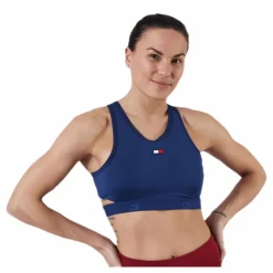 Tommy Hilfiger Sport Low Support Removable Pads Bra Blue* Sport-Bh:Ar|Träning