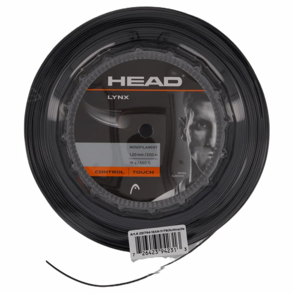 Head Lynx Reel 200m Anthracite* Racketsporter|Träningsutrustning