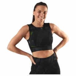 Only Play Mado Aop Cropped Training Top Black* Linnen|Träning