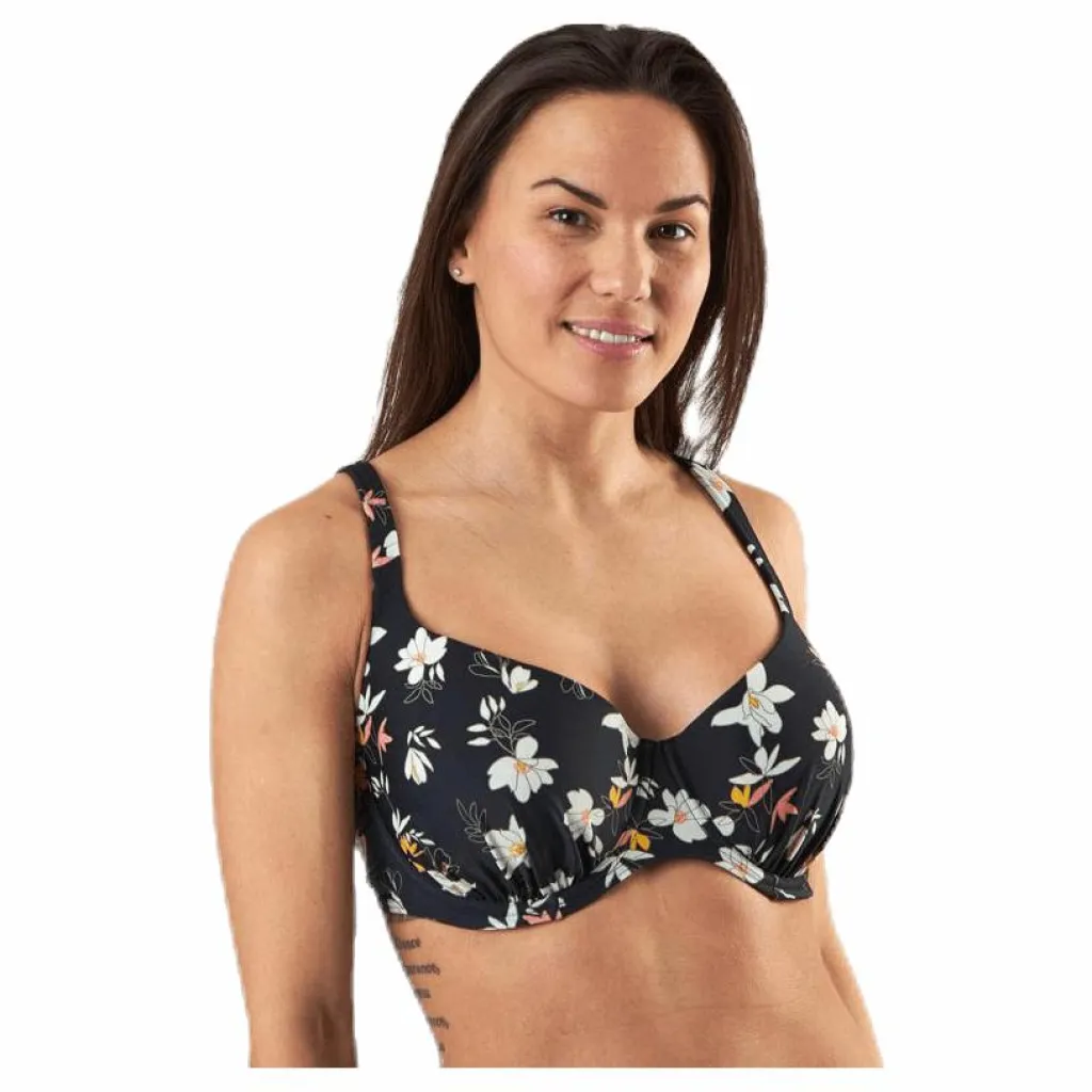 Abecita Malaga Padded Wire Bra Black* Simning|Badkläder