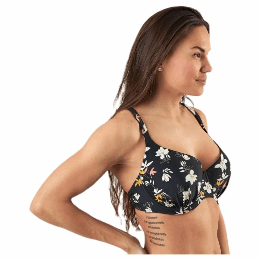 Abecita Malaga Padded Wire Bra Black* Simning|Badkläder