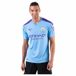 Puma MCFC HOME Shirt Blue/White* Fotboll|T-Shirts