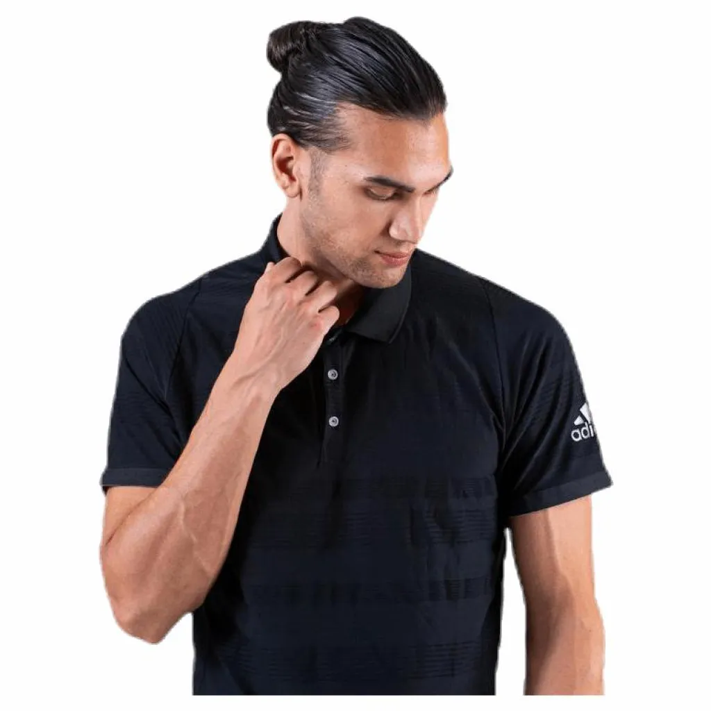 adidas Mcode Polo Black* T-Shirts|Racketsporter