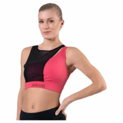 Calvin Klein Medium Support Sports Bra Red* Sport-Bh:Ar|Träning