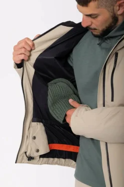 2117 of Sweden Men’S Light Padded Ski Jacket Kabo Sand* Alpint|Jackor