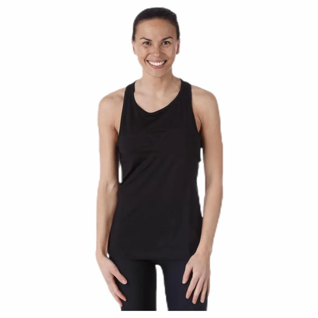 Casall Mesh Insert Racerback Black* Linnen|Träning