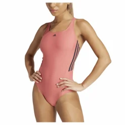 adidas Mid 3-Stripes Swimsuit Preloved Scarlet / Legend Ink* Simning|Badkläder