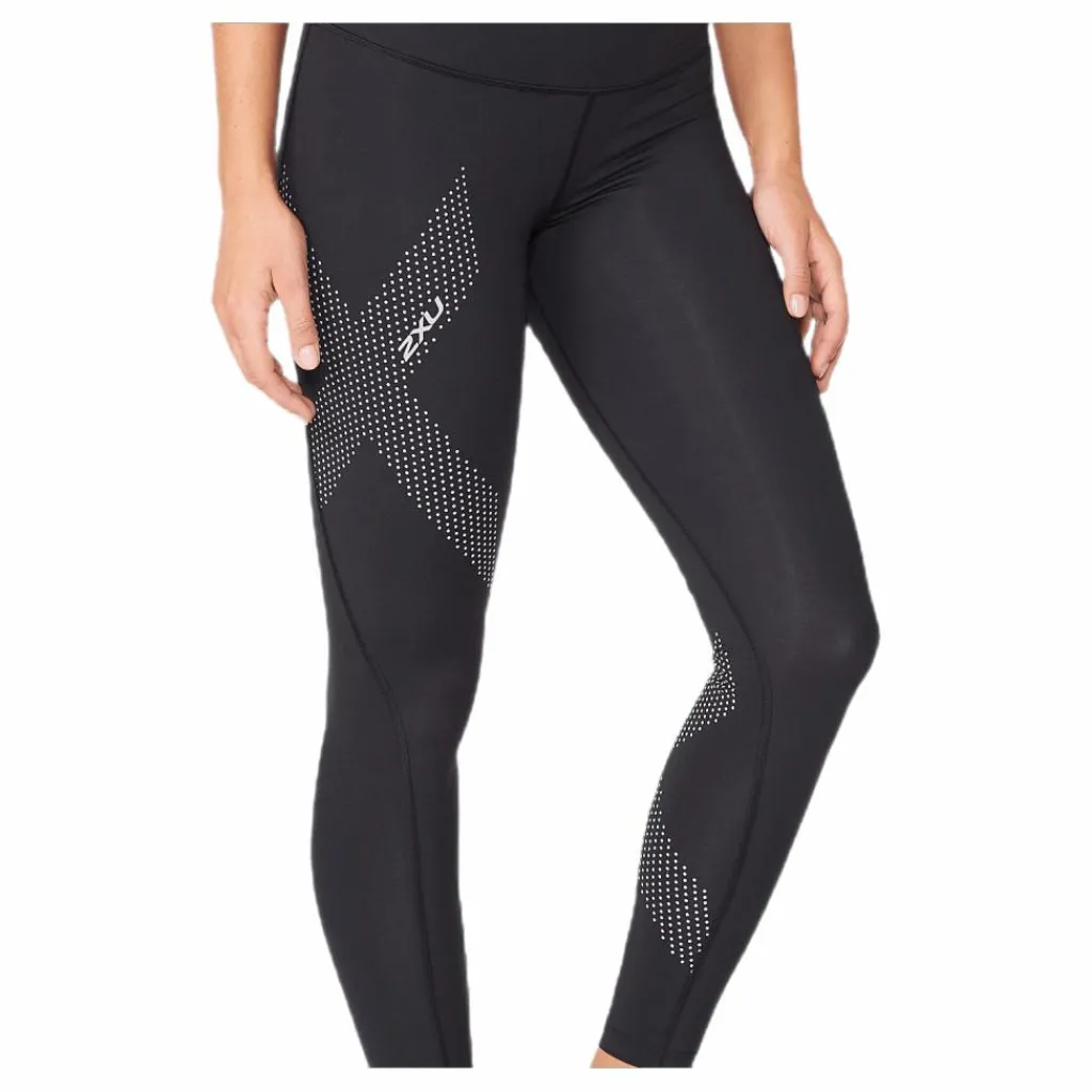2XU Mid-Rise Compression Tights Black/Grey* Tights|Träning
