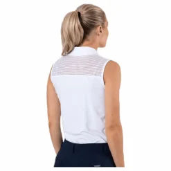 Röhnisch Miko Sleeveless Poloshirt White* Golf|T-Shirts