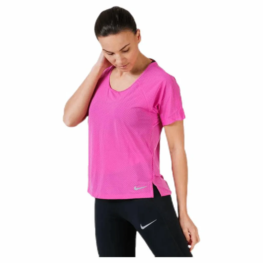 Nike Miler Top SS Breathe Purple* T-Shirts|Löpning