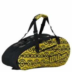 Wilson Minions Tour 12Pk Racket Bag Black/Yellow* Racketsporter