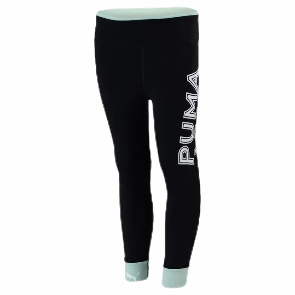 Puma Modern Sports Leggings G Green/Black*Barn Tights|Träning