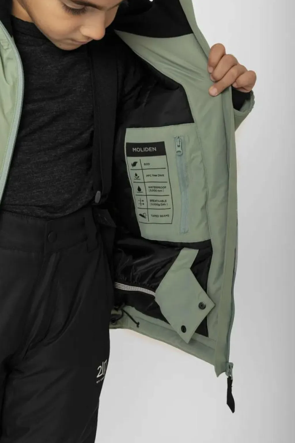 2117 of Sweden Moliden Jacket Jr Vintage Green*Barn Alpint|Jackor