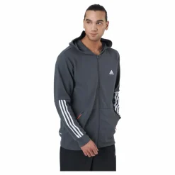 adidas Motion Fz Hood Grey Six* Träning|Tröjor