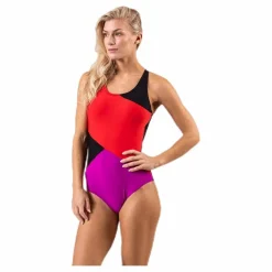 Abecita Motion Swimsuit Black/Red* Simning|Badkläder
