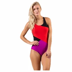 Abecita Motion Swimsuit Black/Red* Simning|Badkläder