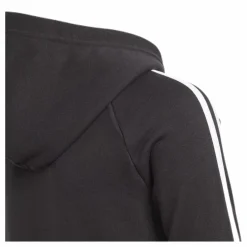 adidas Must Haves 3S Full Zip Hoodie Black / White*Barn Tröjor|Träning
