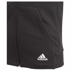 adidas Must Haves 3S Full Zip Hoodie Black / White*Barn Tröjor|Träning