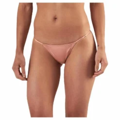 Pieces Nadine Bikini Tanga Brazil Brown* Simning|Badkläder