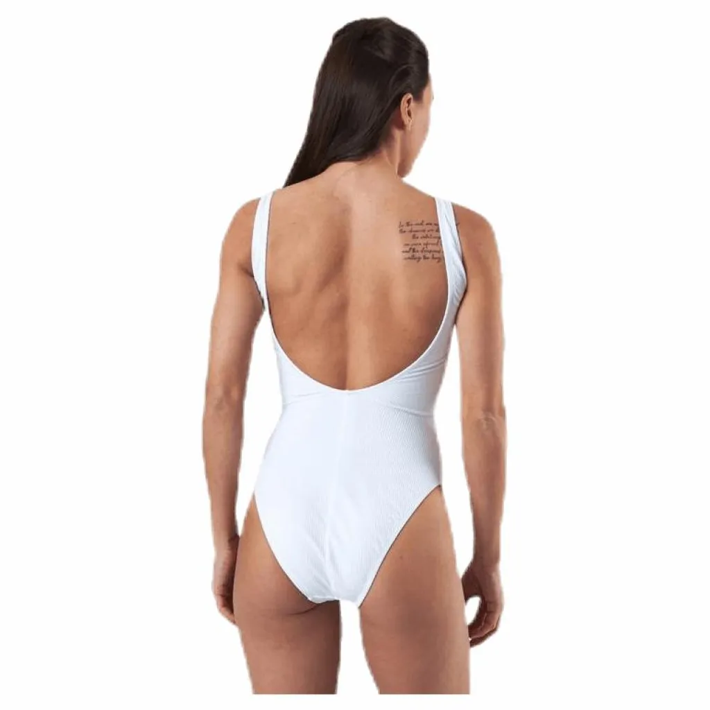 Pieces Nancy Swimsuit White* Simning|Badkläder