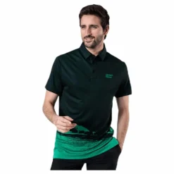 J.Lindeberg Nash Reg Fit-TX Jaquard Black* Golf|T-Shirts