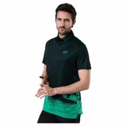 J.Lindeberg Nash Reg Fit-TX Jaquard Black* Golf|T-Shirts