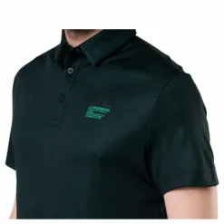 J.Lindeberg Nash Reg Fit-TX Jaquard Black* Golf|T-Shirts