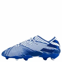 adidas Nemeziz 19.1 Firm Ground Boots Cloud White / Royal Blue / Royal Blue*Barn Fotboll|Fotbollsskor