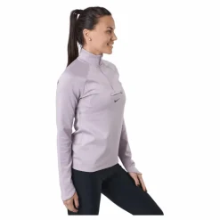 Nike Dri-fit Element Women's T Plum Fog/lime Glow/black* Löpning|Tröjor