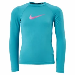 Nike Swim Nike Swoosh  Long Sleeve Hydro Aquamarine*Barn Simning|Badkläder