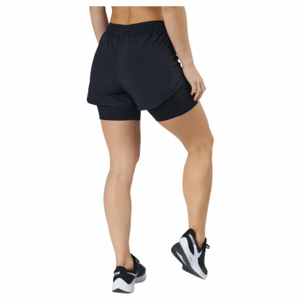 Nike Tempo Luxe Women's 2-in-1 Black/black/reflective Silv* Shorts|Löpning