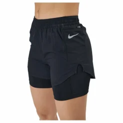 Nike Tempo Luxe Women's 2-in-1 Black/black/reflective Silv* Shorts|Löpning