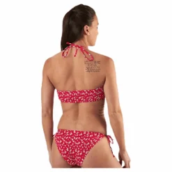 Pieces Nikita Bikini Bandeau Red* Simning|Badkläder
