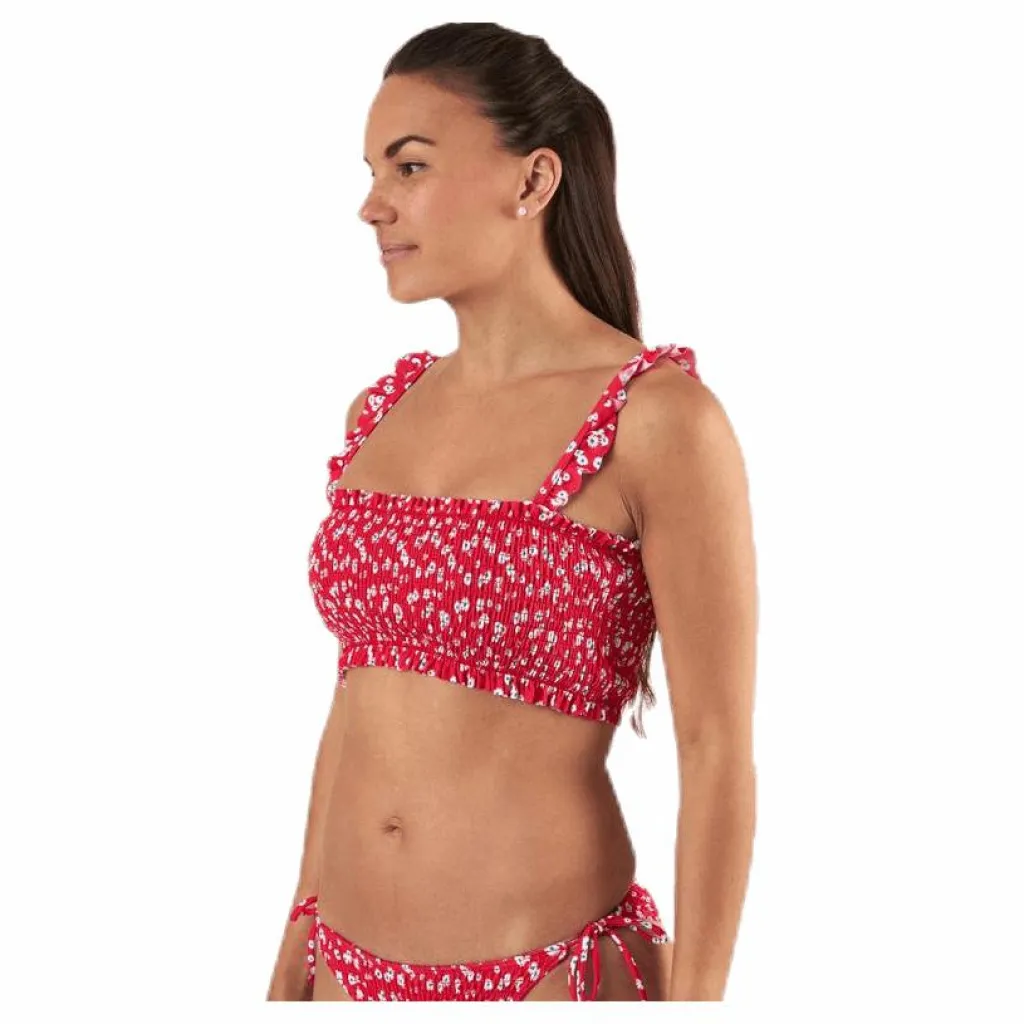 Pieces Nikita Bikini Bra Top Red* Simning|Badkläder
