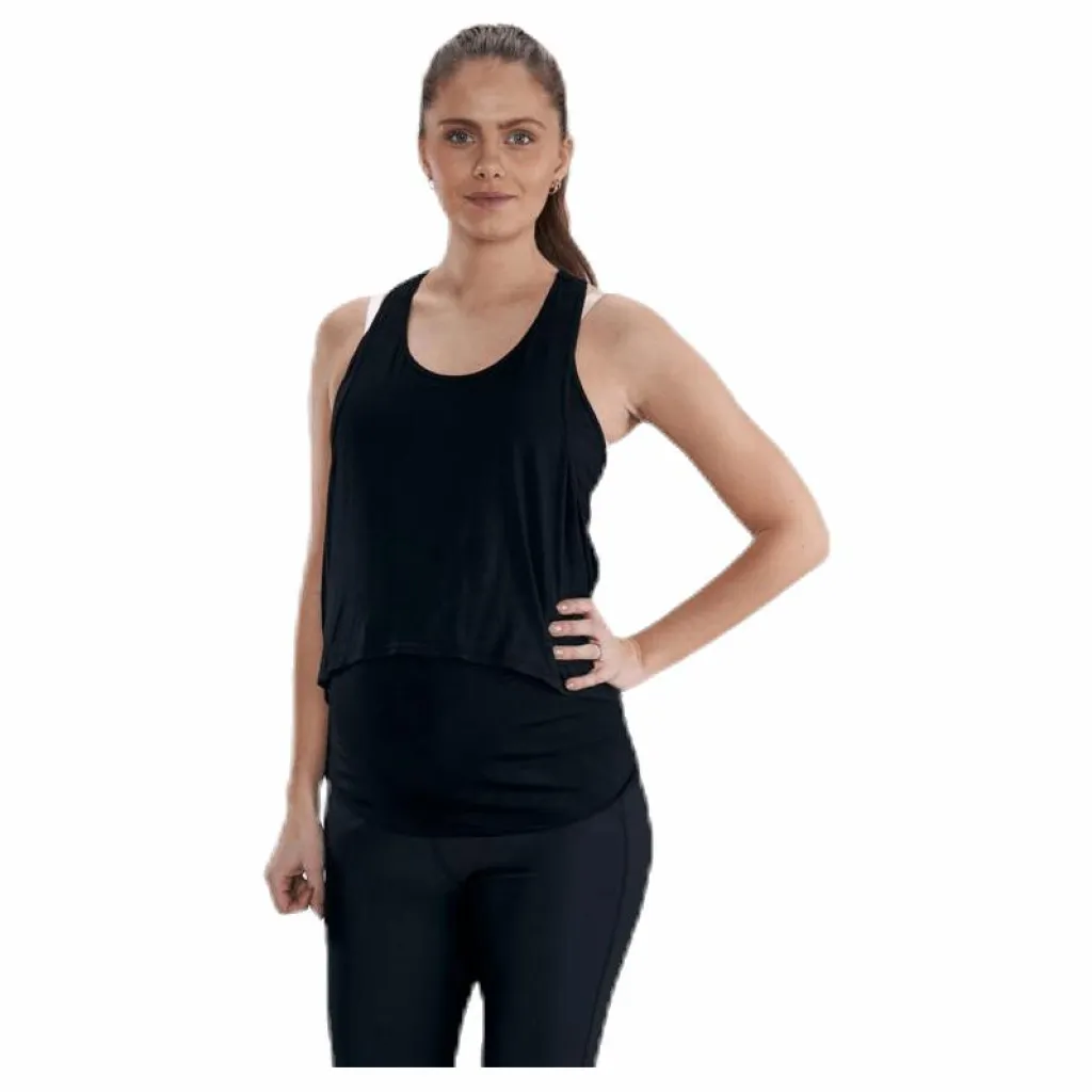 BLACC Nova Mama Tank Black* Träning|Mammakläder