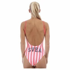 Svea Olga Swimsuit Pink/White* Simning|Badkläder
