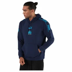 Puma Olympique Marseille Culture Hoody II Blue* Fotboll|Tröjor