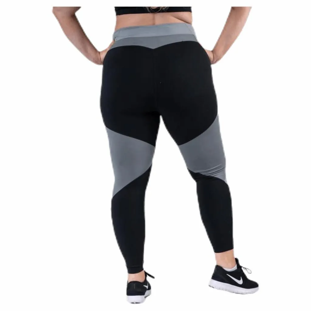 Nike One Tight 7/8 Colorblock Plus Grey* Tights|Träning