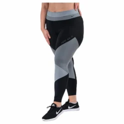 Nike One Tight 7/8 Colorblock Plus Grey* Tights|Träning