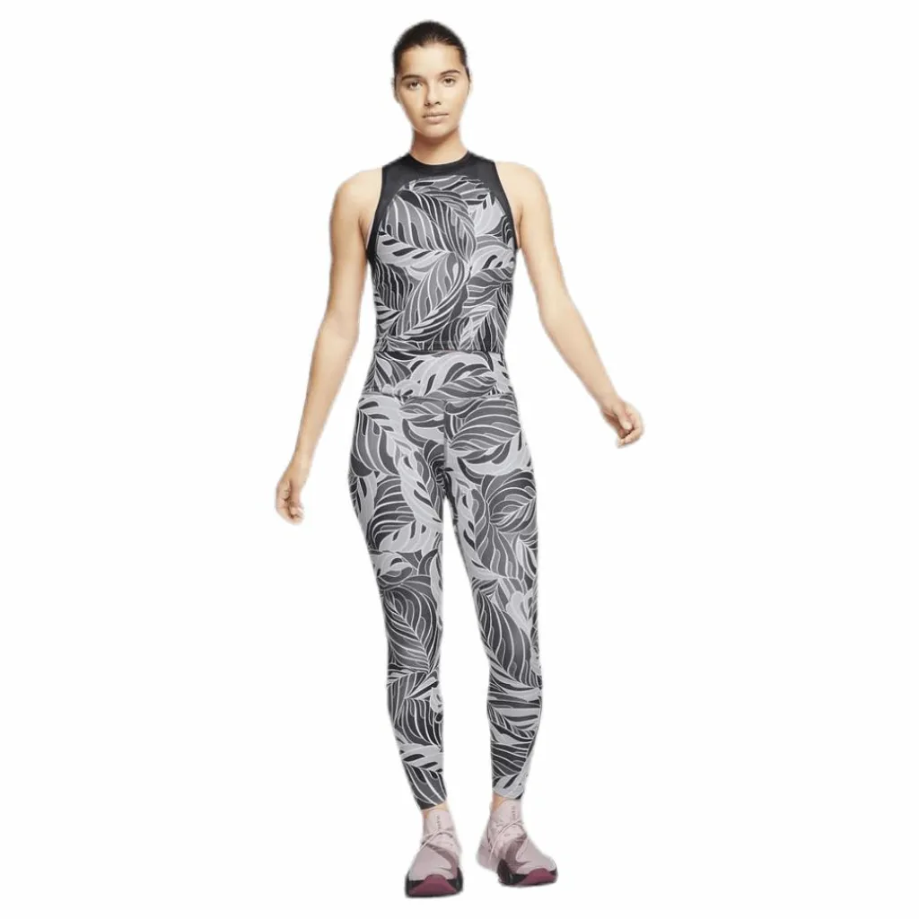 Nike One Tight 7/8 Psychadelic Palm Black/Grey* Tights|Träning