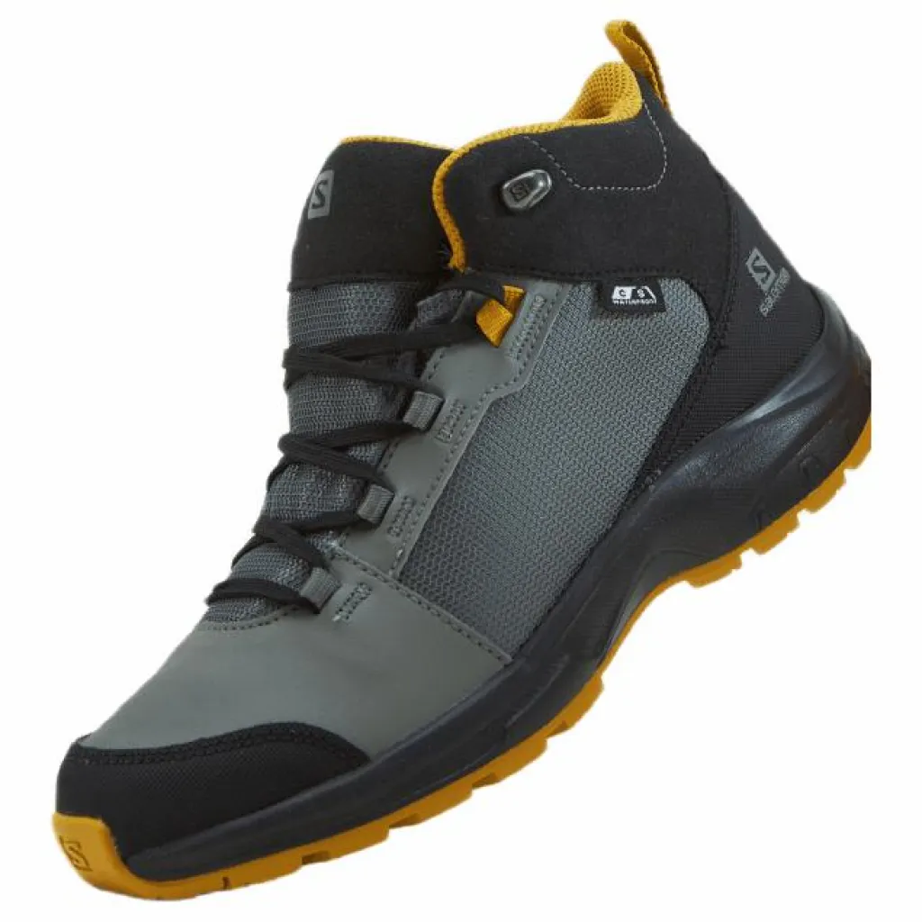 Salomon Outward Cswp J Castor Gray/black/arrowwood*Barn Löparskor|Löpning