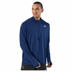 adidas Own the Run 1/2 Zip Long-Sleeve Top Dark Blue* Löpning|Tröjor