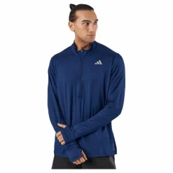 adidas Own the Run 1/2 Zip Long-Sleeve Top Dark Blue* Löpning|Tröjor