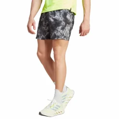 adidas Own the Run Allover Print Shorts White* Löpning|Shorts