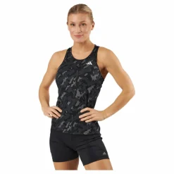 adidas Own the Run Camo Running Tank Top Black* Löpning|Linnen