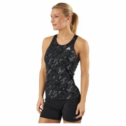 adidas Own the Run Camo Running Tank Top Black* Löpning|Linnen