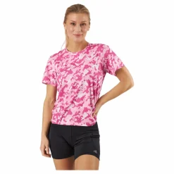 adidas Own the Run Camo Running T-Shirt Clear Pink* Löpning|T-Shirts